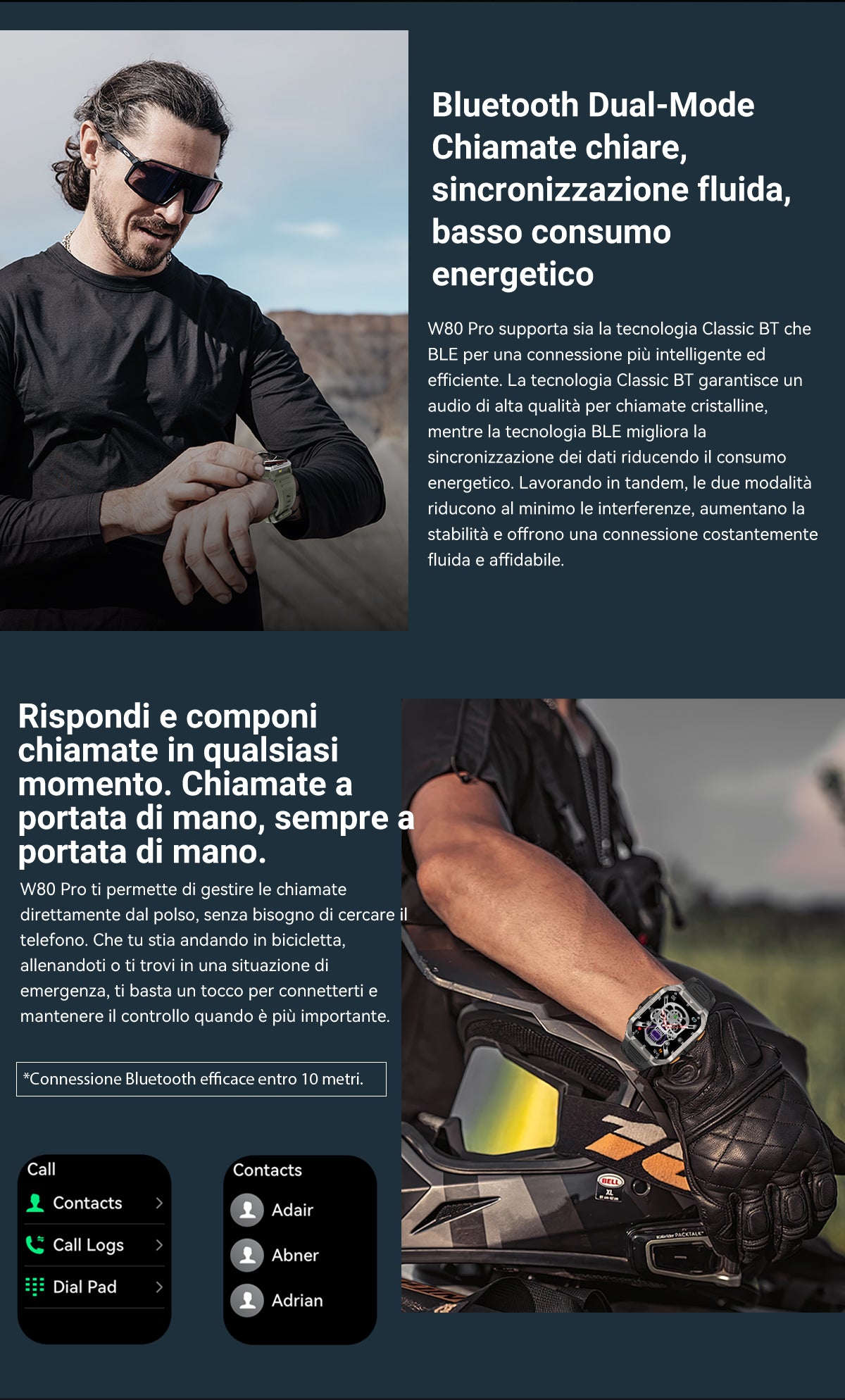 Smartwatch GPS Blackview W80 Pro per sport all'aria aperta