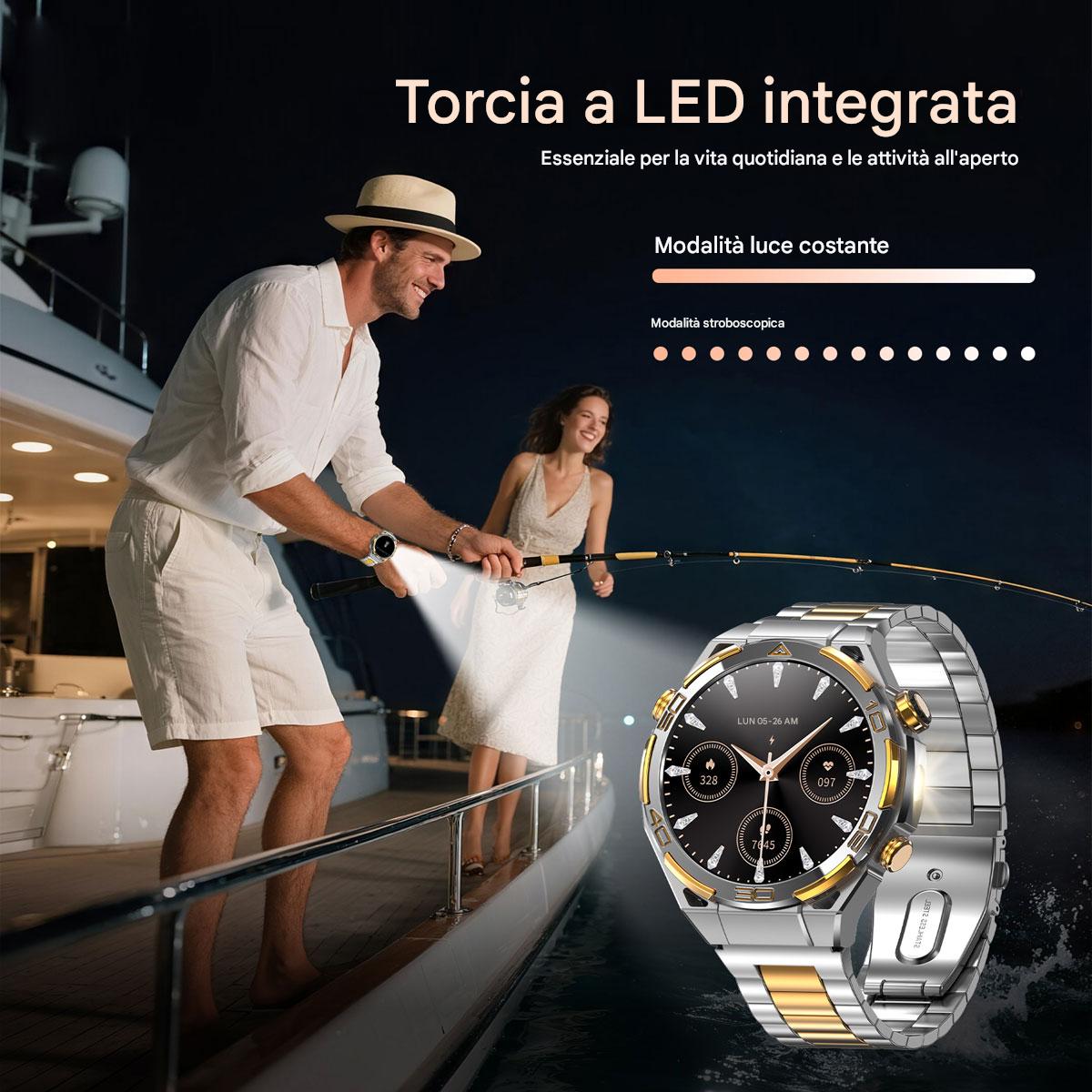 Orologio intelligente per sport all'aria aperta Blackview W90 Pro GPS