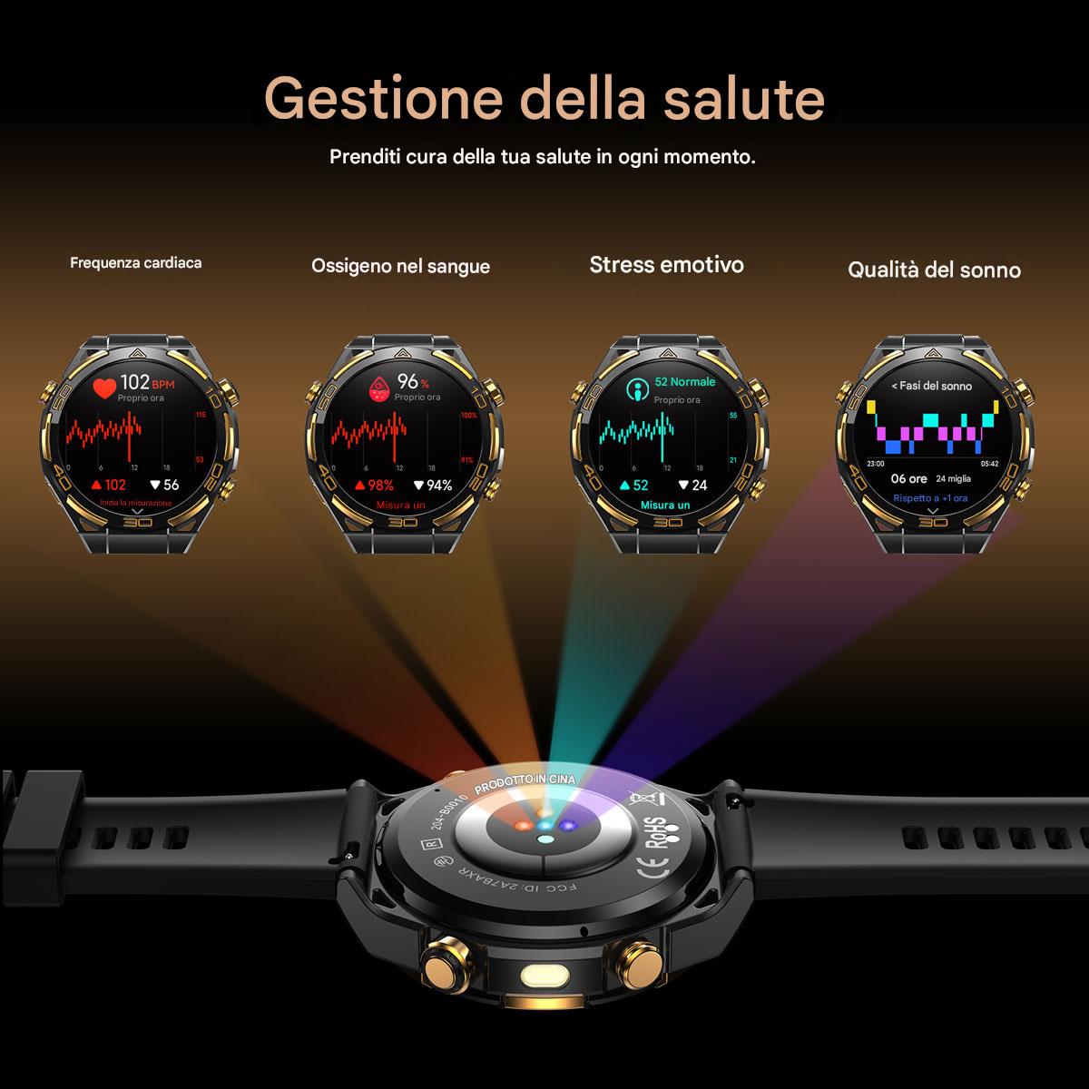 Orologio intelligente per sport all'aria aperta Blackview W90 Pro GPS