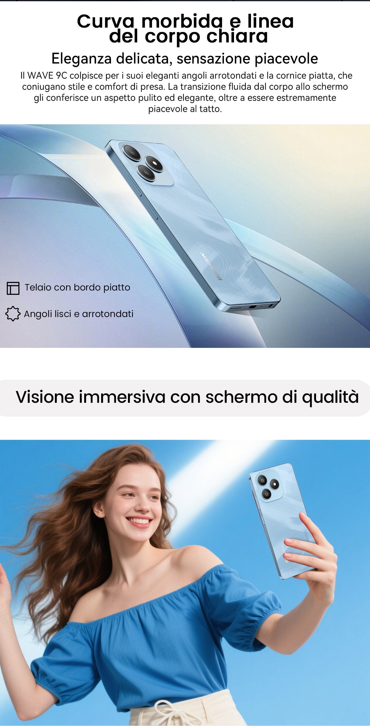 Smartphone Blackview WAVE 9C 4G