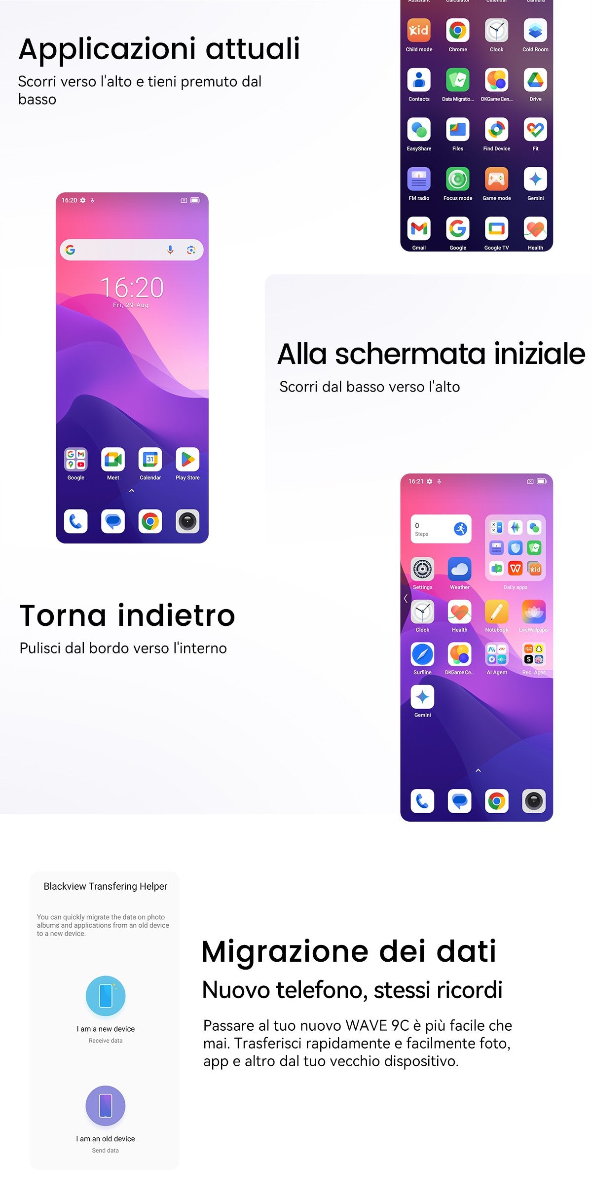 Smartphone Blackview WAVE 9C 4G