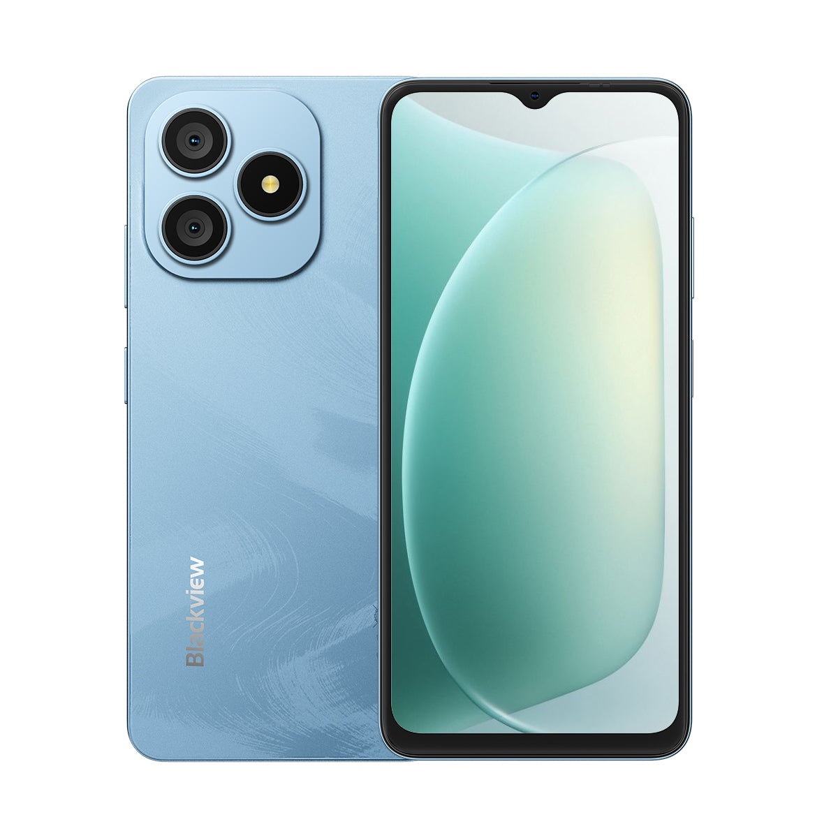 Blackview WAVE 9C - Smartphone 4G con schermo da 6,56 pollici, processore octa-core Unisoc Tiger T603, batteria da 5000 mAh, fotocamera posteriore da 13 MP e fotocamera frontale da 8 MP.
