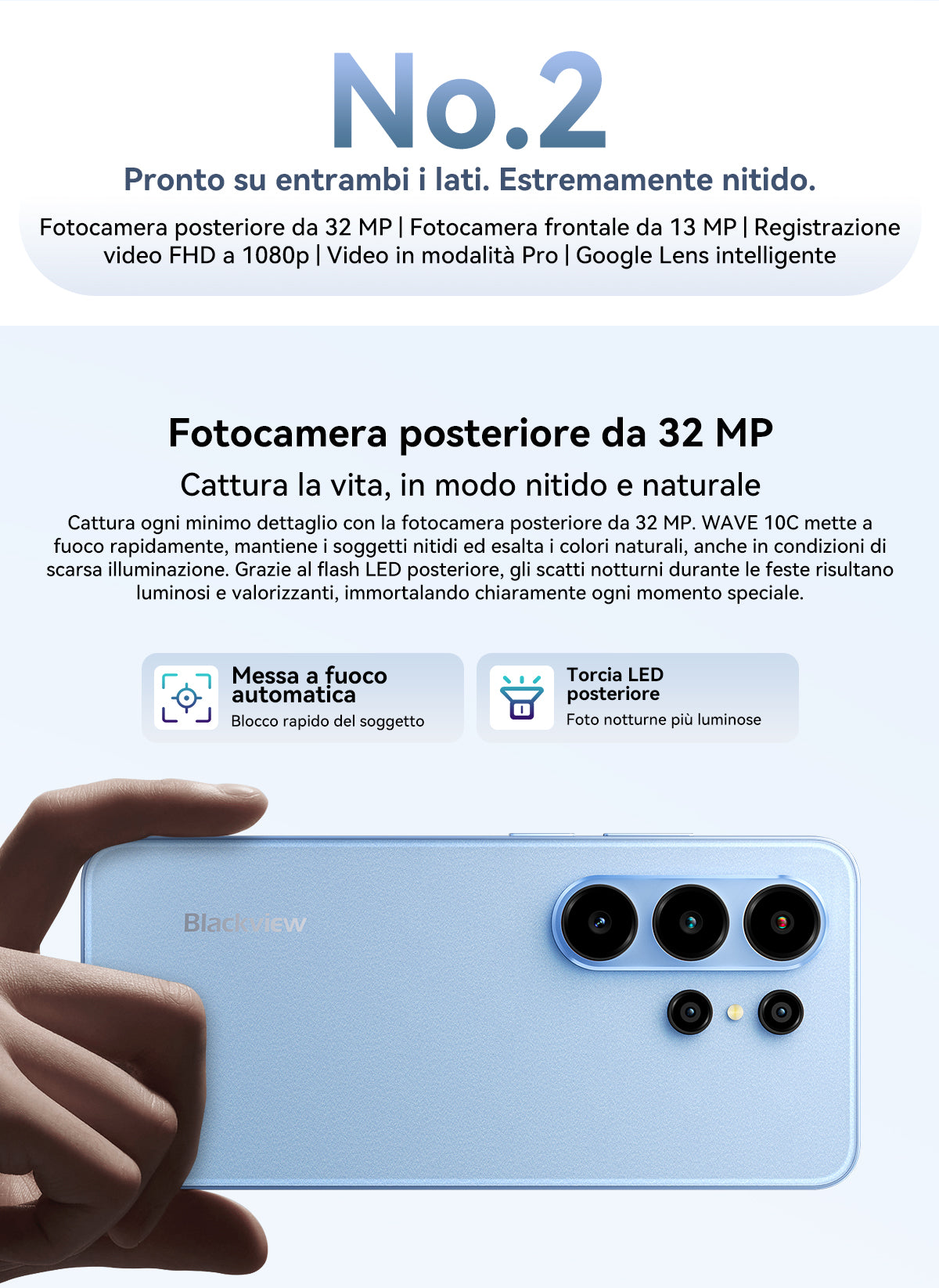 Smartphone Blackview WAVE 10C 4G