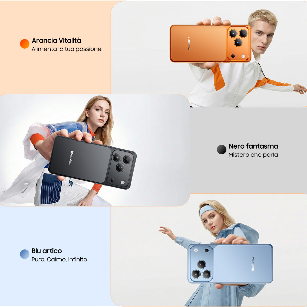 Blackview WAVE 7C – Smartphone 4G Resistente ad Acqua e Polvere IP54