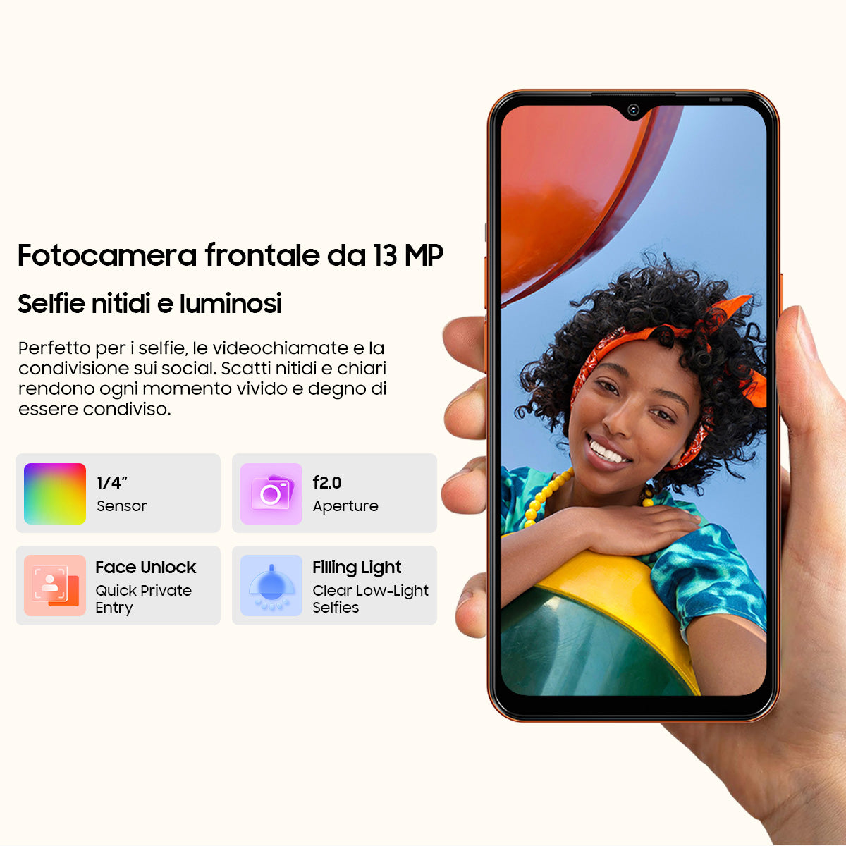 Blackview WAVE 7C – Smartphone 4G Resistente ad Acqua e Polvere IP54