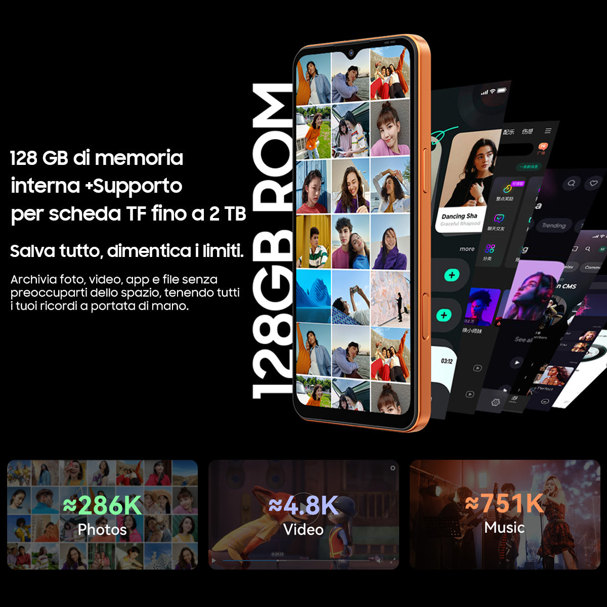 Blackview WAVE 7C – Smartphone 4G Resistente ad Acqua e Polvere IP54