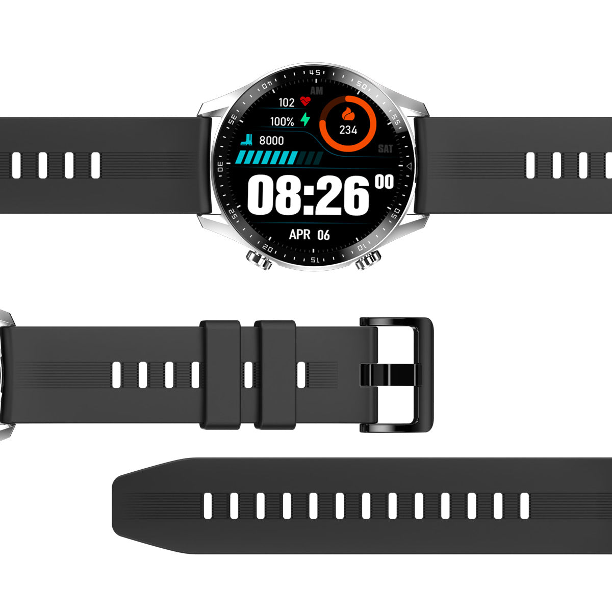 Blackview X1 Pro - Smartwatch sportivo resistente all'acqua da 10 metri