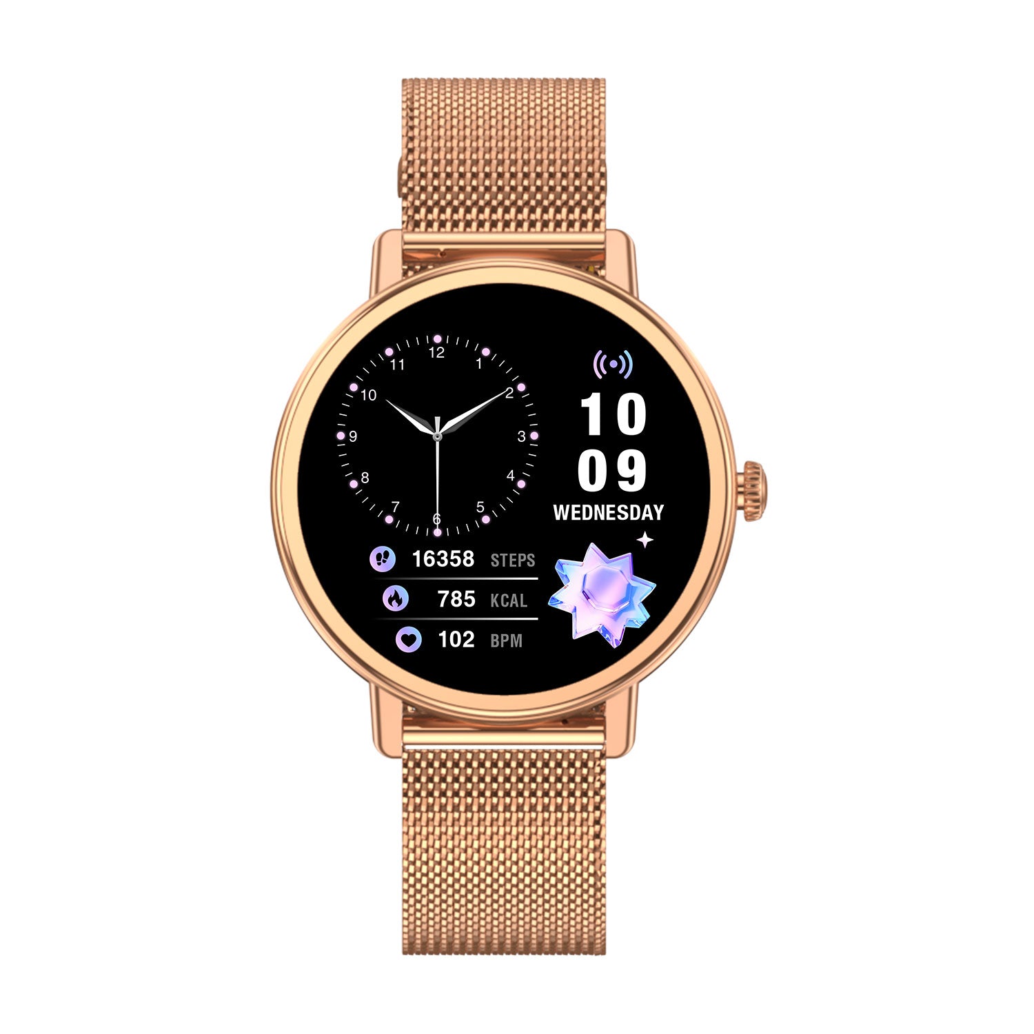Blackview X30 - Smartwatch sportivo da donna con schermo rotondo da 1,26" per fitness e sport.