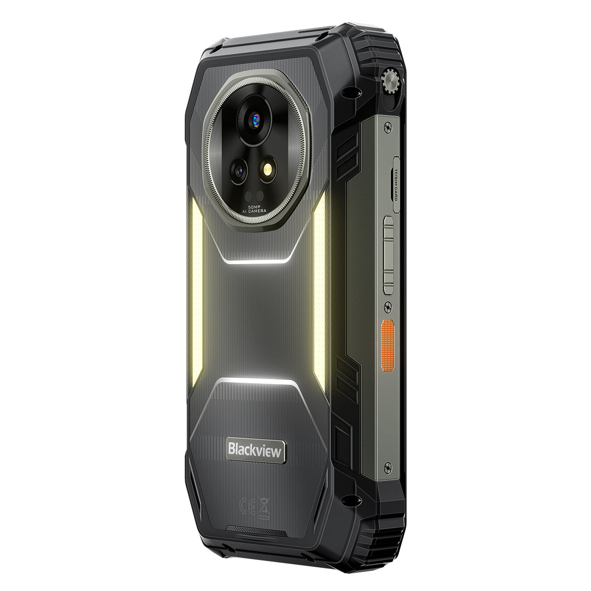 Blackview XPLORE 2 Proiettore Telefono Rugged 5G AI con Display AMOLED 3.2K da 6,73" Dimensity 8300 20000mAh e Luce da Campeggio Integrata