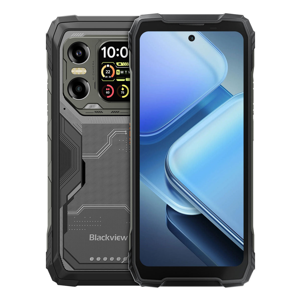 Blackview XPLORE X1 - Display principale da 6,78" a 120 Hz e display secondario da 2,01", fotocamera principale da 108 MP + fotocamera per visione notturna da 20 MP, telefono cellulare 5G robusto.