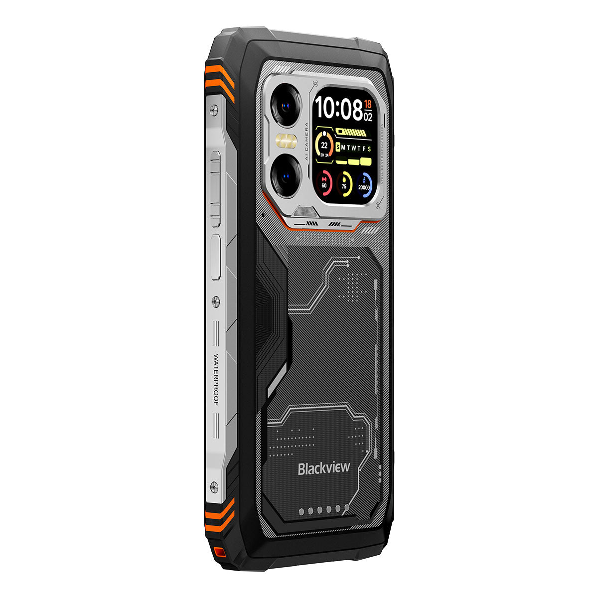 Blackview XPLORE X1 - Display principale da 6,78" a 120 Hz e display secondario da 2,01", fotocamera principale da 108 MP + fotocamera per visione notturna da 20 MP, telefono cellulare 5G robusto.