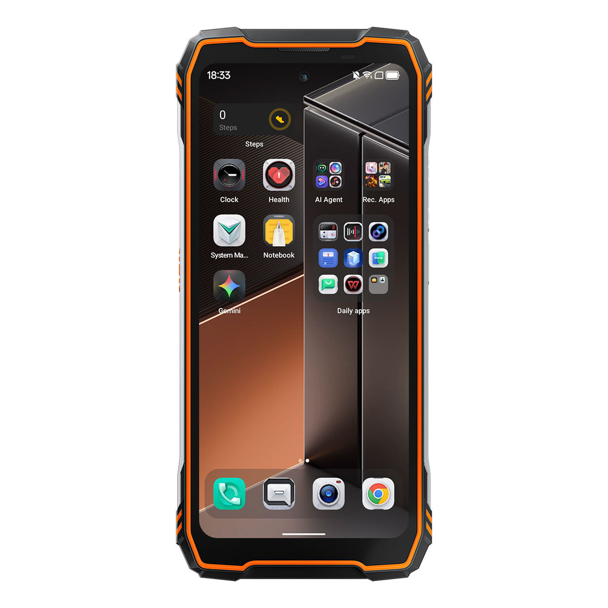 Blackview XPLORE 1 Pro - Telefono rugged 5G con termocamera, display principale da 6,78" a 120Hz e display secondario da 2,01", batteria da 20000 mAh e torcia da 170 lumen.