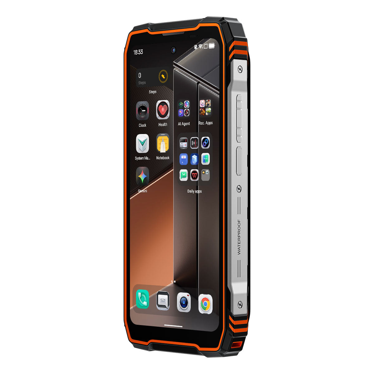Blackview XPLORE 1 Pro - Telefono rugged 5G con termocamera, display principale da 6,78" a 120Hz e display secondario da 2,01", batteria da 20000 mAh e torcia da 170 lumen.