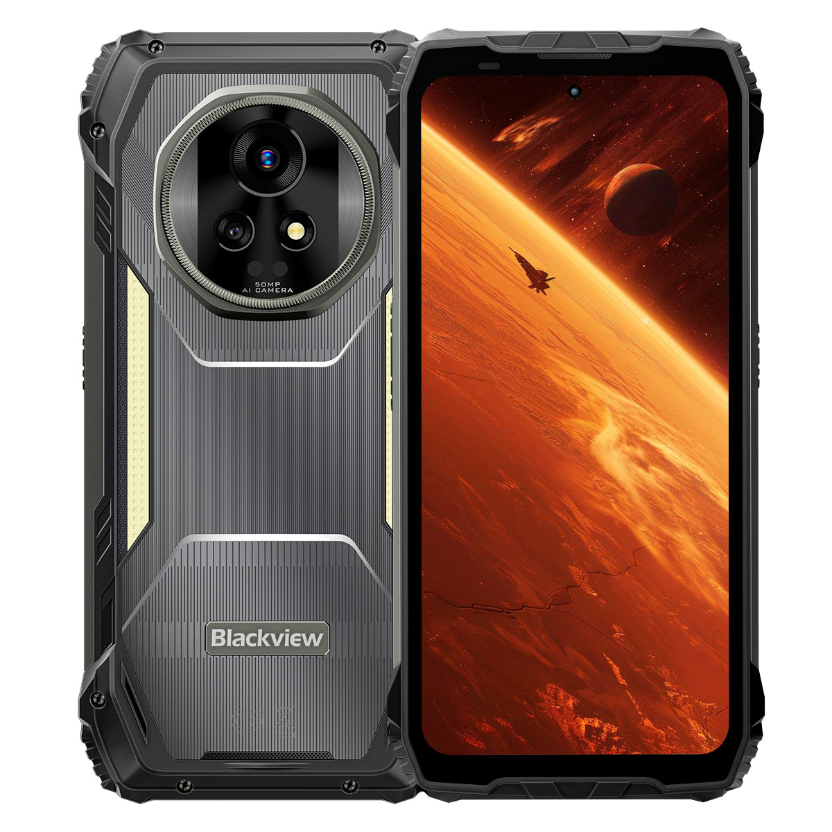 Blackview XPLORE 2 - Telefono robusto 5G, AMOLED 3.2K da 6,73", MediaTek Dimensity 8300, batteria da 20.000 mAh, luce da campeggio da 467 lumen