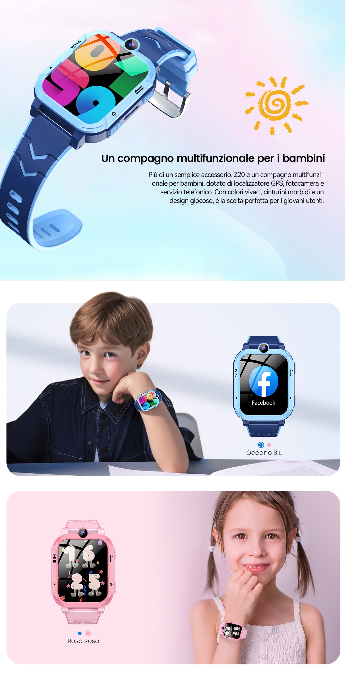 Savvies 6 Pellicole Protettive Trasparenti Per Blackview Z20 Kids Smartwatch – Anti Graffio, Facili Da Applicare