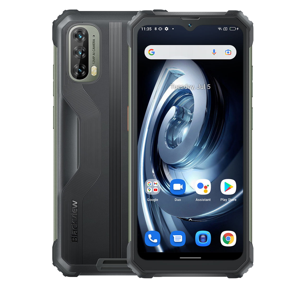 Blackview BV7100 - Rugged Smartphone Grande Batteria 13000 mAh,Androide 12,ROM 128GM,RAM 4GB,Carica inversa